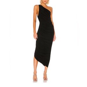 NWT Norma Kamali Diana Gown in Black